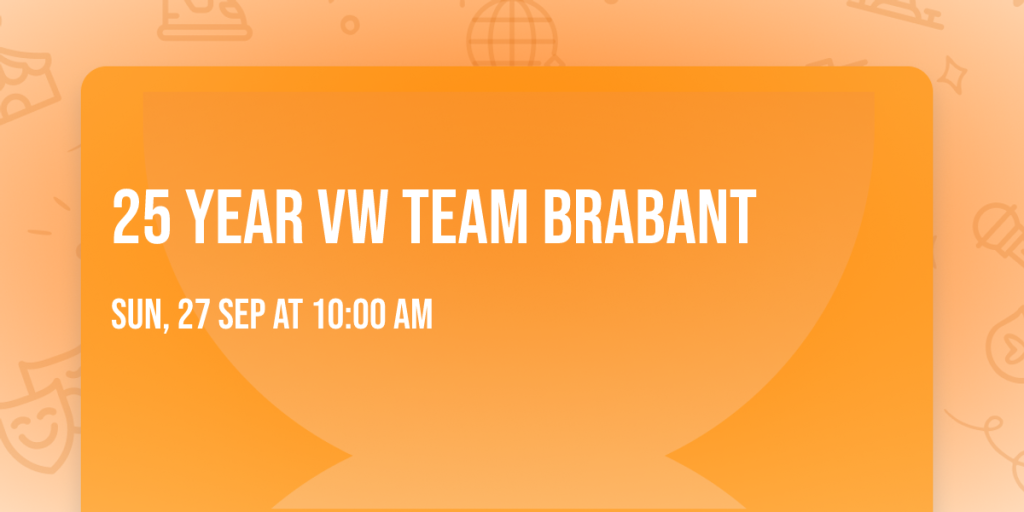 25 jaar VW Team Brabant in Oss