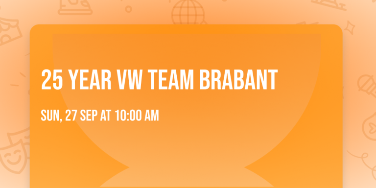 25 jaar VW Team Brabant — festival in Oss