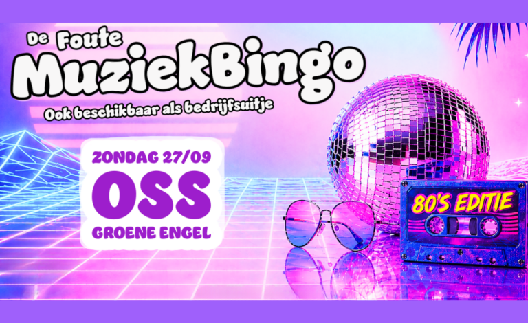 Muziekbingo 80’s Edition — muziek in Oss